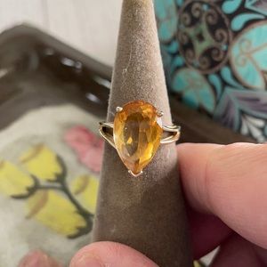 10kt Gold Citrine Ring